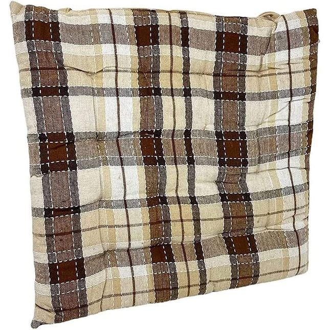 Cuscino per sedie da cucina cuscini imbottiti in cotone con laccetti 40x40 cm varie dimensioni - enzoled