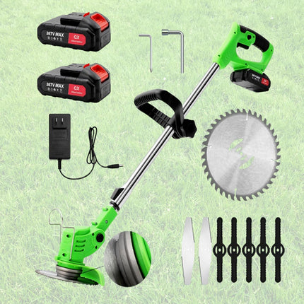 Decespugliatore tagliaerba a doppia batteria 48V manico telescopico angolo regolabile a 90° macchina per potature - enzoled