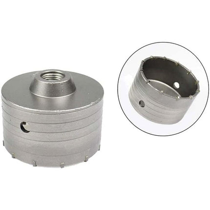 Fresa carotatrice a tazza in acciao ø 110 mm ø foro 22 mm per muro fai da te - enzoled