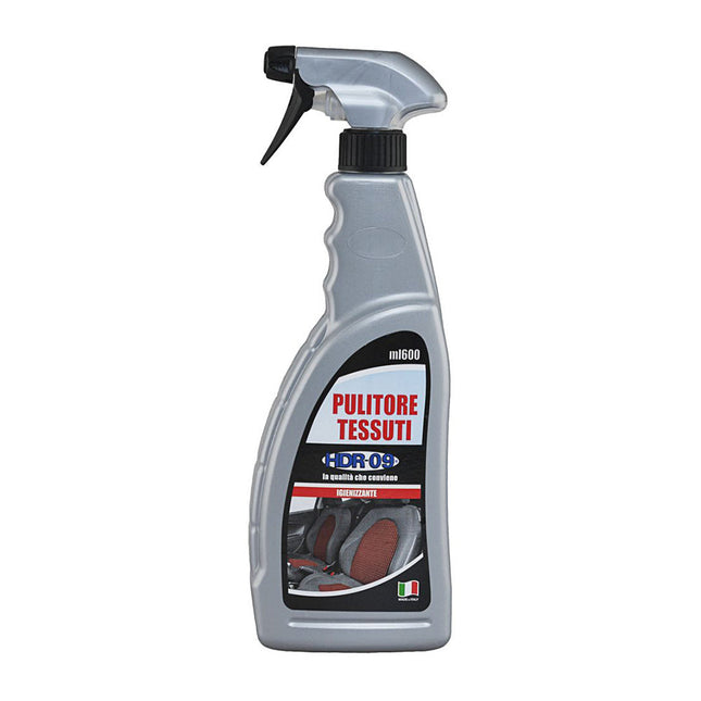 Detergente spray per pulire igienizzare tessuti interno auto e spray ravviva pneumatici moto camper 600 ml - enzoled