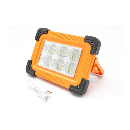 Faro solare 72 led 30 watt faretto con ricarica solare impermeabile IP65 con luce d’emergenza portatile - enzoled