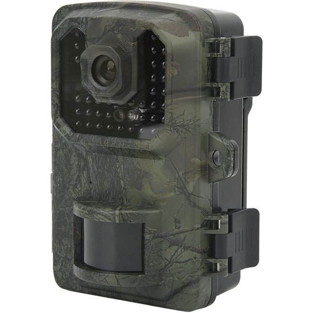 Fototrappola con sensore di movimento led infrarossi monitor 2” full hd foto camera per animali impermeabile IP66 - enzoled
