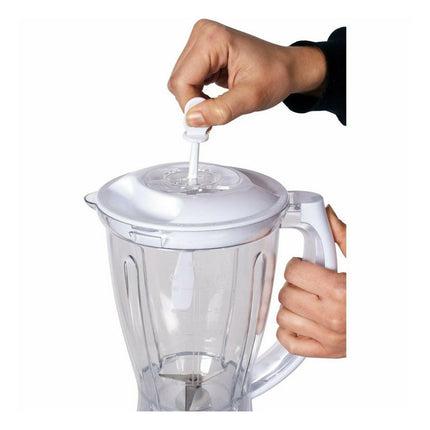 Frullatore elettrico 300 watt 4 velocità con bicchiere da 1500 ml mixer per frutta frappè - enzoled