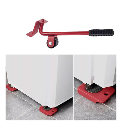 Leva di sollevatore per mobile con ruote max 150 kg  kit solleva sposta mobili elettrodomestici - enzoled