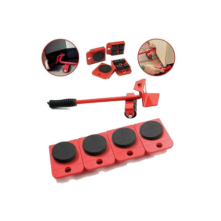 Leva di sollevatore per mobile con ruote max 150 kg  kit solleva sposta mobili elettrodomestici - enzoled