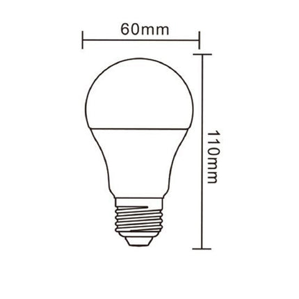 Lampadina a led 10 watt a60 attacco e27 sfera a luce fredda 6500k calda 3000k naturale 4000k - enzoled