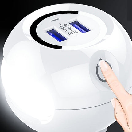 Luce notturna dimmerabile touch con lef integrato caricabatteria multifunzione con doppia usb - enzoled