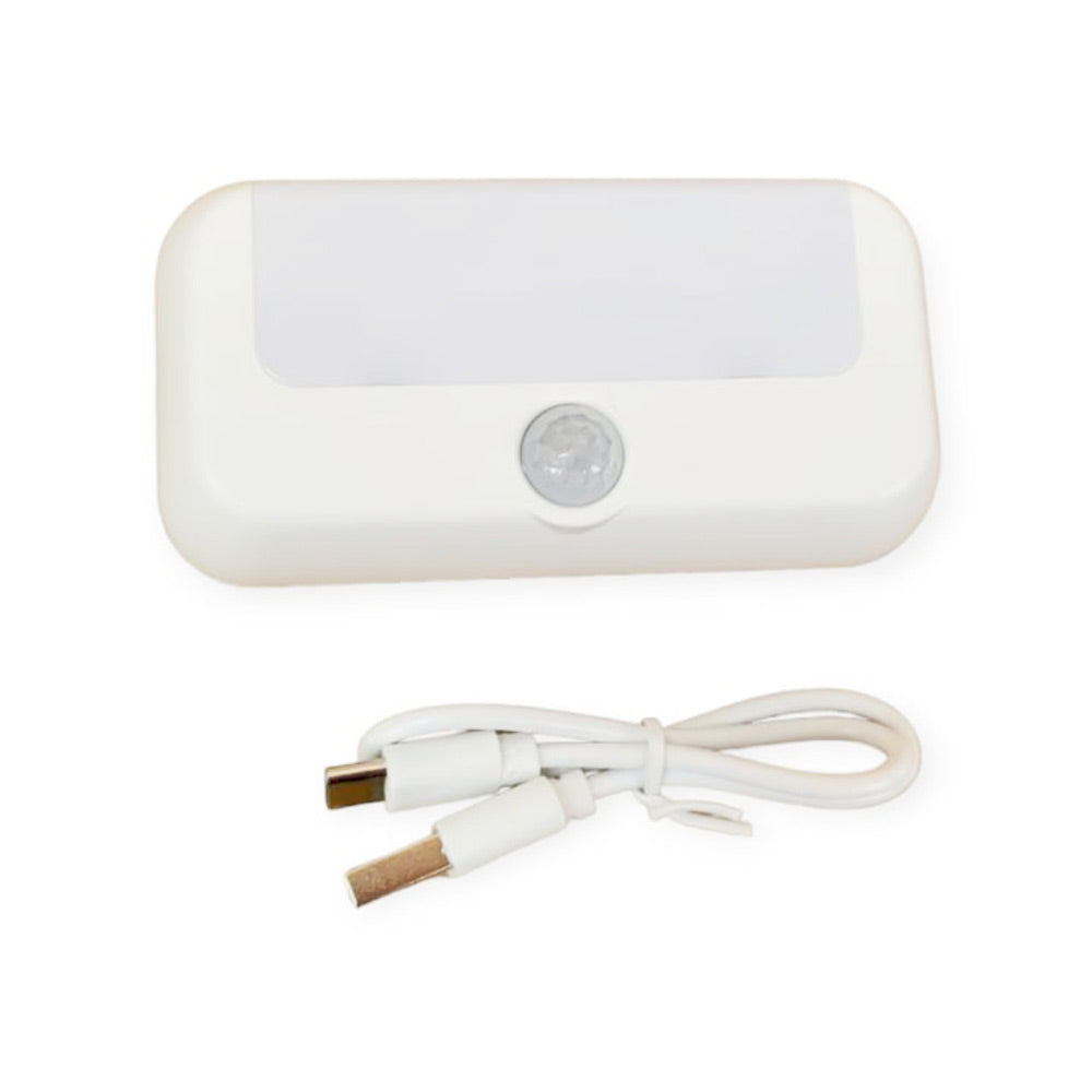 Mini plafoniera a led con sensore crepuscolare di movimento luce notturna ricaricabile usb - enzoled