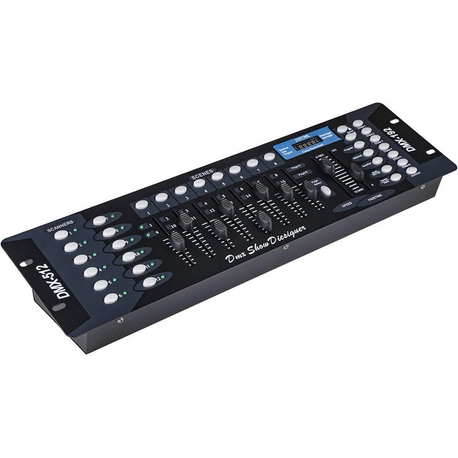 Centralina mixer luci 192 canali con display DMX controller luce da discoteca Dj - enzoled