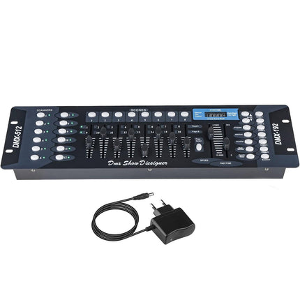 Centralina mixer luci 192 canali con display DMX controller luce da discoteca Dj - enzoled