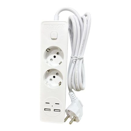 Multipresa schuko ciabatta a 2 3 4 5 posti con interruttore ON/OFF due uscite Usb due Tyoe-c 16A - enzoled