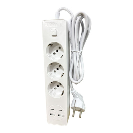 Multipresa schuko ciabatta a 2 3 4 5 posti con interruttore ON/OFF due uscite Usb due Tyoe-c 16A - enzoled