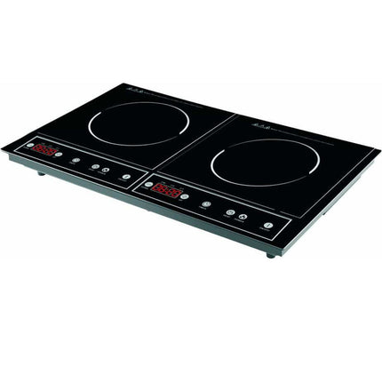 Piastra a induzione portatile singolo e doppio piano cottura fornello elettrico touch temperatura regolabile 1400/2000 watt - enzoled