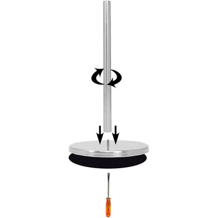 Porta rotolo verticale da cucina in acciaio inox supporto da tavolo per rotolo carta assorbente porta tovaglioli - enzoled