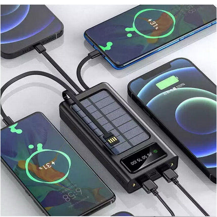 Power bank a energia solare 5800 mah caricabatteria per cellulare tablet smartphone caricatore - enzoled