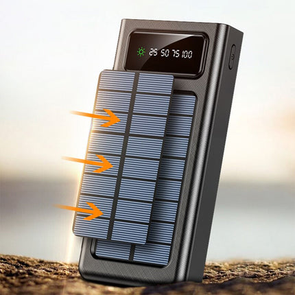 Power bank a energia solare 5800 mah caricabatteria per cellulare tablet smartphone caricatore - enzoled