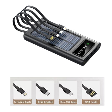 Power bank a energia solare 5800 mah caricabatteria per cellulare tablet smartphone caricatore - enzoled