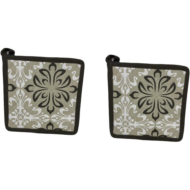 Set 2 presine da cucina in cotone con imbottitura guanto cucina isolante presina da forno - enzoled