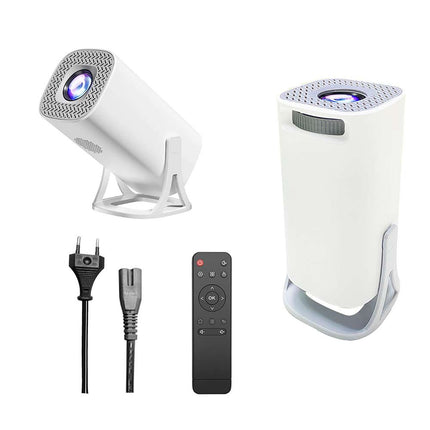 Mini proiettore portatile con sistema operativo Android WiFi 1080p full hd rotante a 180° uscita usb hdmi e aux - enzoled
