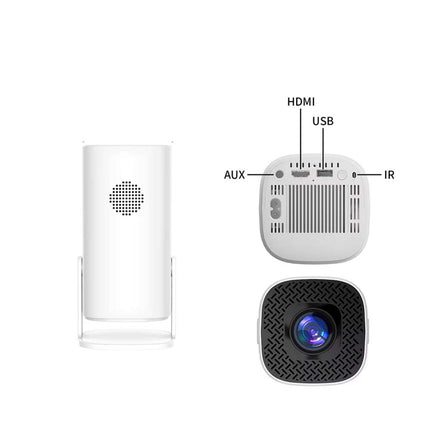 Mini proiettore portatile con sistema operativo Android WiFi 1080p full hd rotante a 180° uscita usb hdmi e aux - enzoled