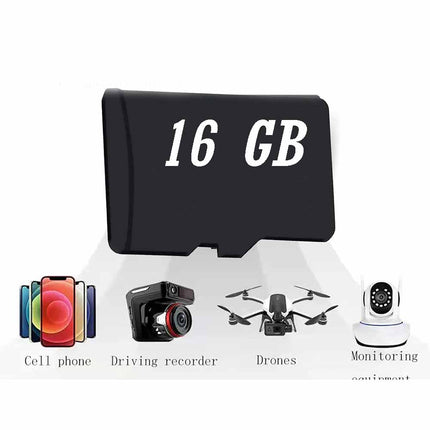 Micro SD con adattatore scheda di memoria da 8 16 32 64 e 128 GB memory card per videocamere fotocamera cellulare - enzoled