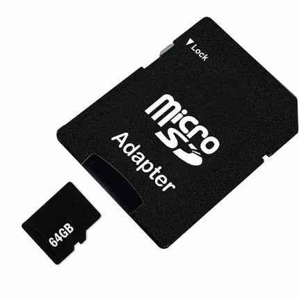 Micro SD con adattatore scheda di memoria da 8 16 32 64 e 128 GB memory card per videocamere fotocamera cellulare - enzoled