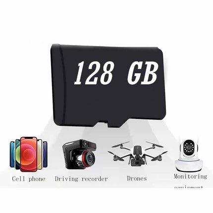 Micro SD con adattatore scheda di memoria da 8 16 32 64 e 128 GB memory card per videocamere fotocamera cellulare - enzoled