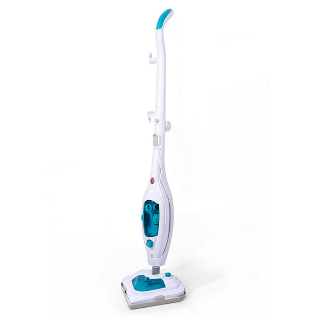 Scopa elettrica a vapore multifunzione 12 in 1 1300 watt lava pavimenti tessuti serbatoio 300 ml con accessori - enzoled