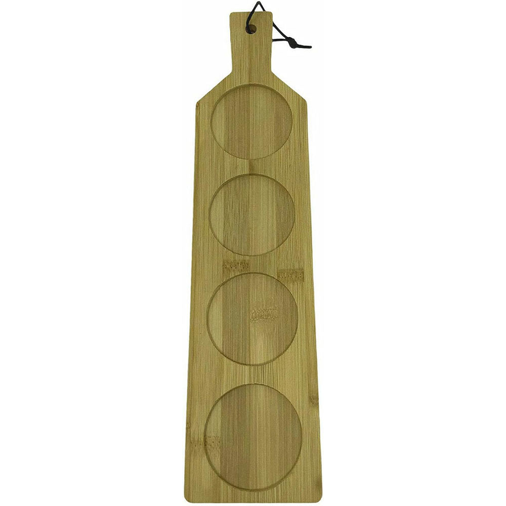 Set per aperitivo con 4 bicchieri per salse vassoio tagliere e cucchiaini finger food - enzoled