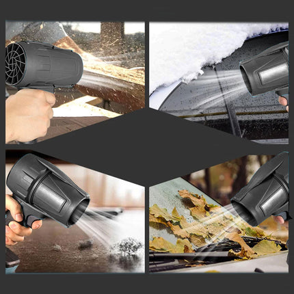 Soffiatore per foglie da giardino con doppia batteria 48v ventola turbo con ricaricabile - enzoled