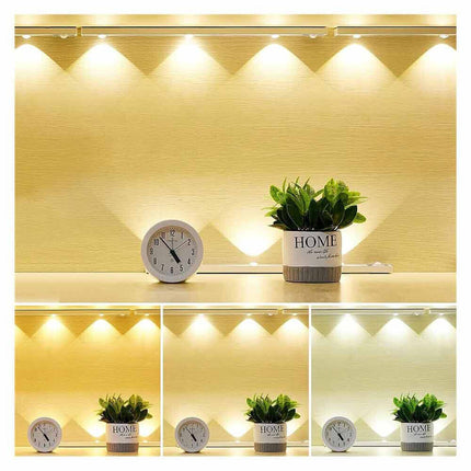 Sottopensile ultra slim a led cob 20 30 40 60 cm plafoniera ricaricabile usb magneica con sensore di movimento - enzoled