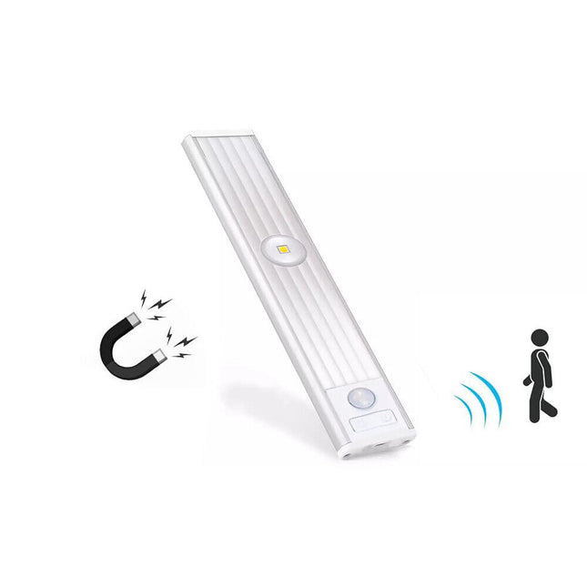 Sottopensile ultra slim a led cob 20 30 40 60 cm plafoniera ricaricabile usb magneica con sensore di movimento - enzoled