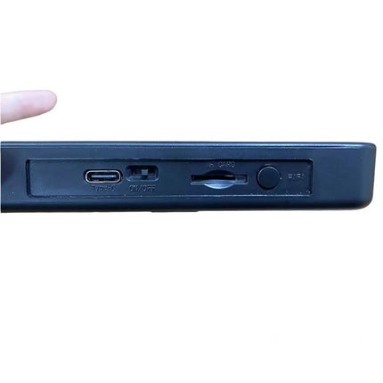 Spioncino smart wifi digitale con led infrarossi per porta monitor 4,3” ricaricabile occhiello con app spioncino - enzoled