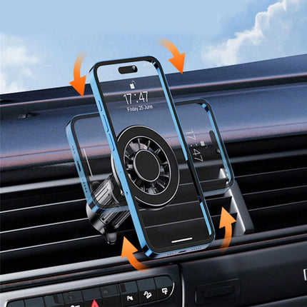 Supporto calamitato per cellulare da auto 2 in 1 porta telefonino con staffa o presa d’aria per cruscotto - enzoled