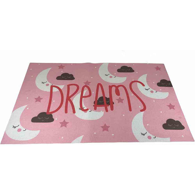 Tappeto moderno 50x80cm con base antiscivolo arredo per cameretta varie fantasie - enzoled