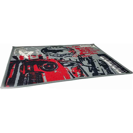 Tappeto moderno 57x80cm con base antiscivolo zerbino arredo per casa cameretta bagno vari colori - enzoled
