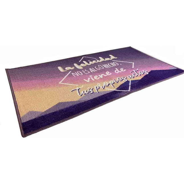 Tappeto moderno 57x110 cm con scritte antiscivolo arredo casa zerbino per cucina cameretta bagno vari colori - enzoled