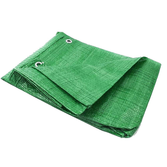 Telo protettiva occhiellato in pvc verde per sedie a sdraio motore condizionatore impermeabile copri oggetti da esterno varie misure - enzoled