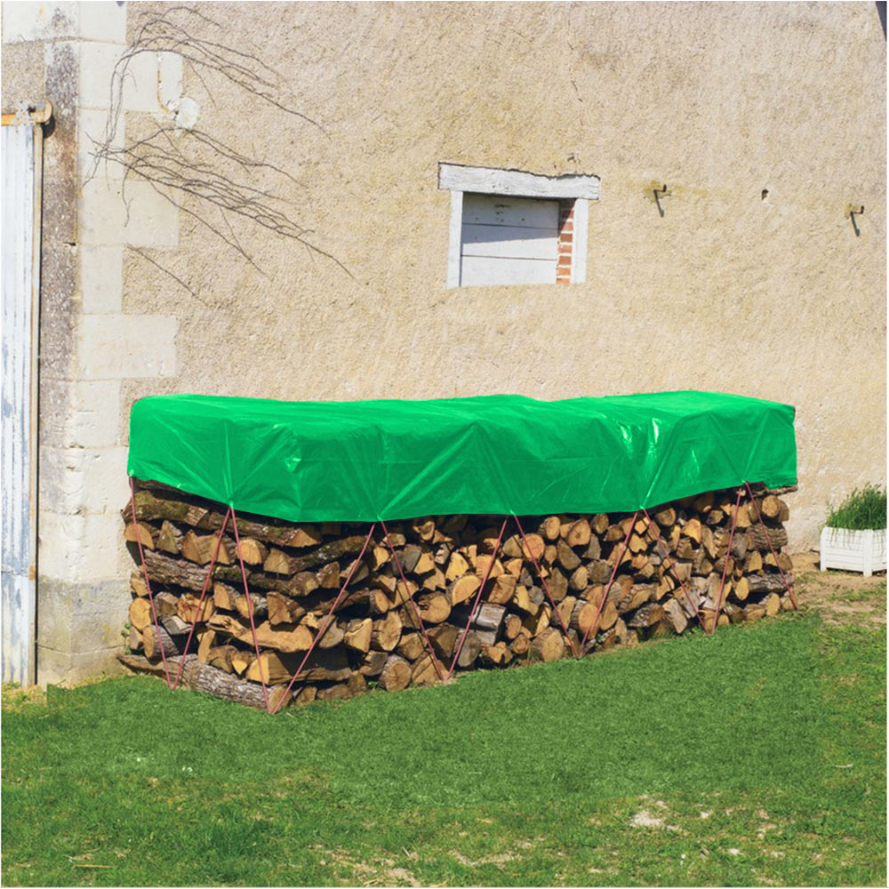 Telo protettiva occhiellato in pvc verde per sedie a sdraio motore condizionatore impermeabile copri oggetti da esterno varie misure - enzoled