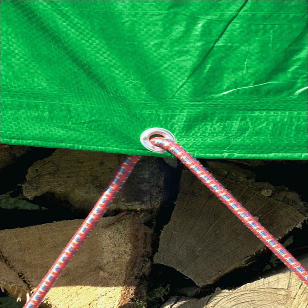 Telo protettiva occhiellato in pvc verde per sedie a sdraio motore condizionatore impermeabile copri oggetti da esterno varie misure - enzoled