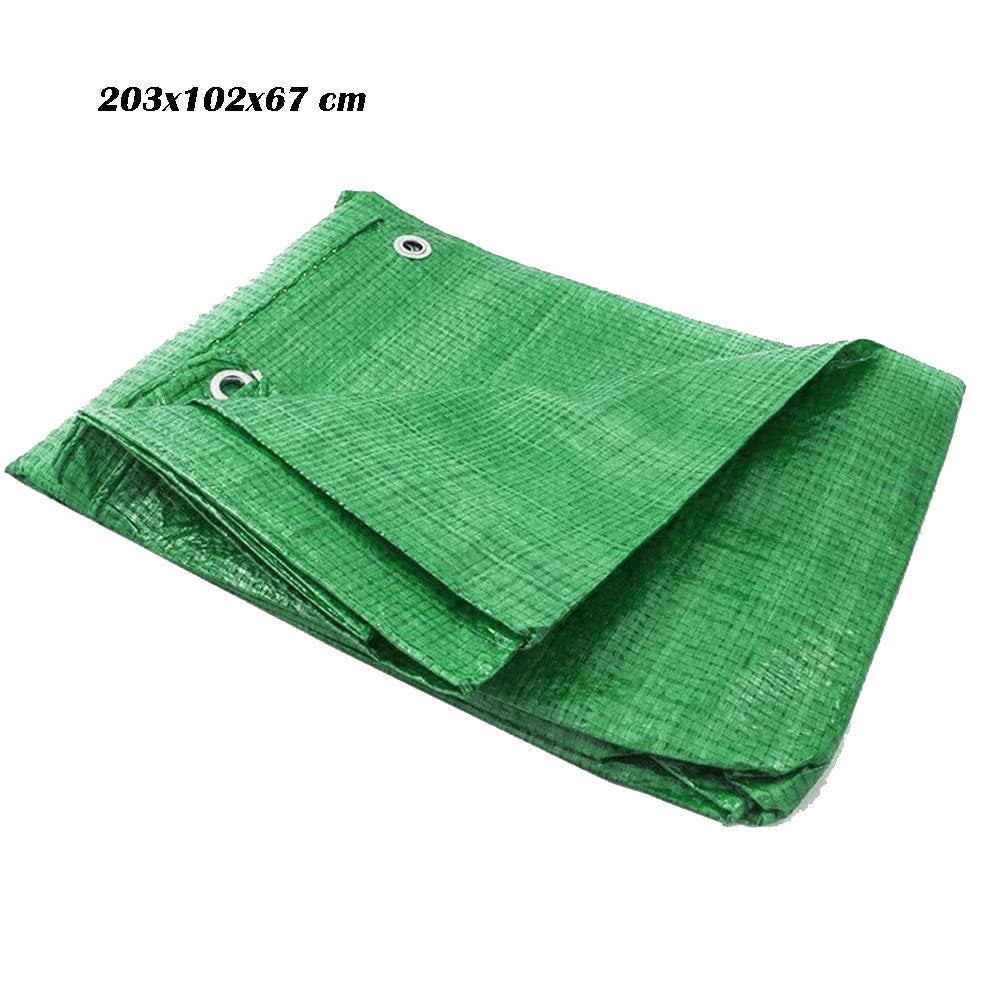 Telo protettiva occhiellato in pvc verde per sedie a sdraio motore condizionatore impermeabile copri oggetti da esterno varie misure - enzoled