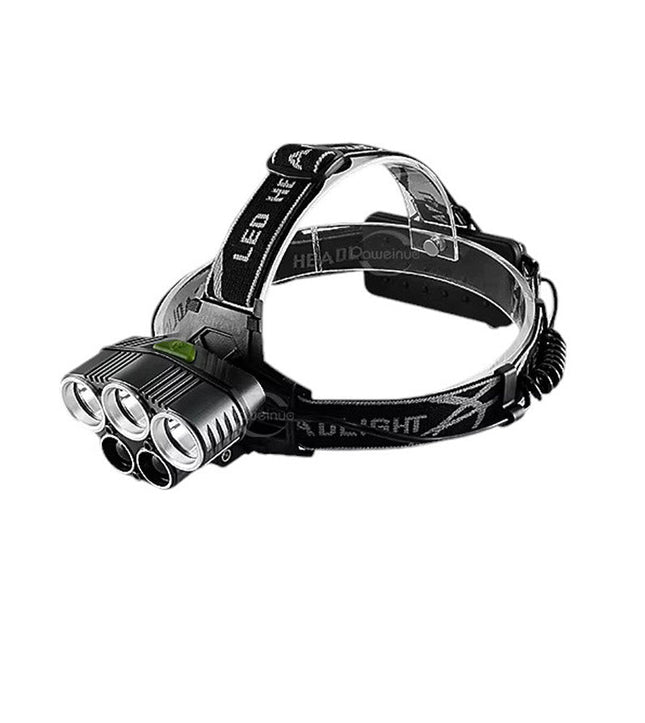 Torcia fronntale ricaricabile a 5 led 3 luce bianca fredda 2 luce blu 5 modalità di luce - enzoled