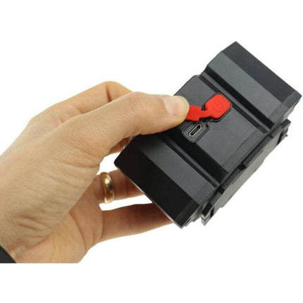 Torcia ricaricabile a 6 led dimmerabile lampada frontale inclinabile ricaricabile con usb torcia per campeggio pesca - enzoled