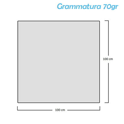 Set 2 tovaglia tnt 100 x 100 cm 70gr per decorazioni tavole buffet feste ristoranti verde - enzoled