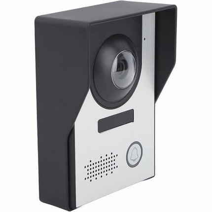 Videocitofono 7 monitor lcd monofamiliare citofono pulsantiera infrarossi esterna campanello - enzoled