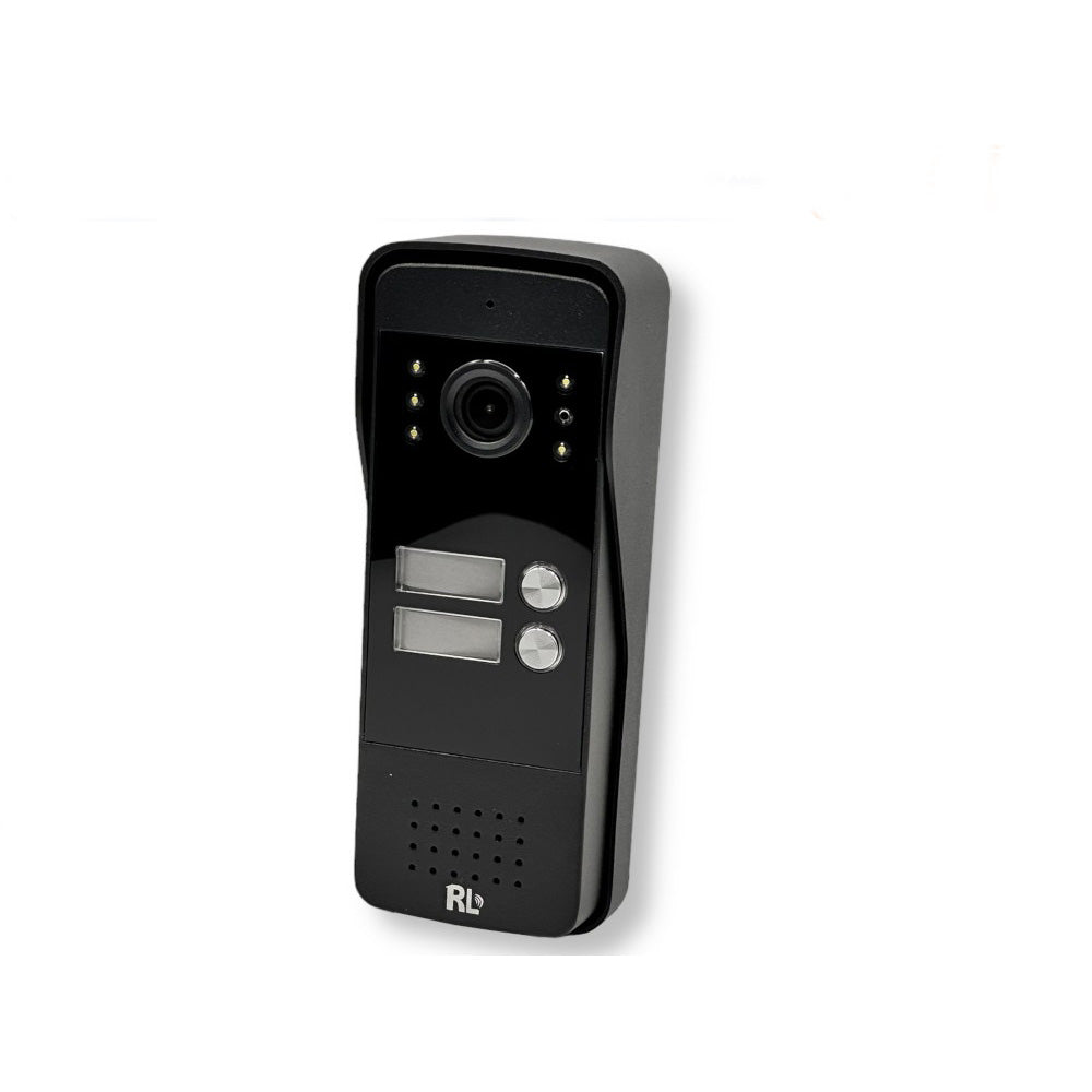 Videocitofono monitor lcd 7” monofamiliare e bifamiliare citofono a 4 fili pulsantiera infrarossi esterna campanello - enzoled