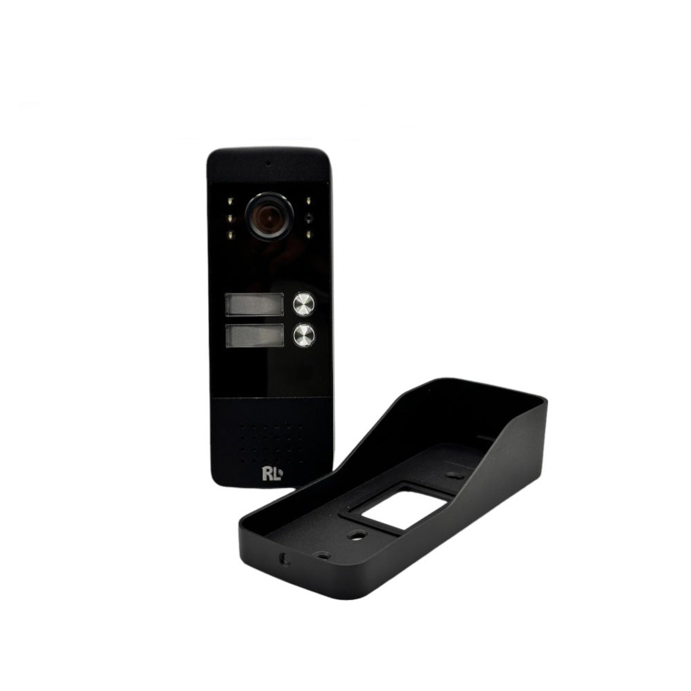 Videocitofono monitor lcd 7” monofamiliare e bifamiliare citofono a 4 fili pulsantiera infrarossi esterna campanello - enzoled