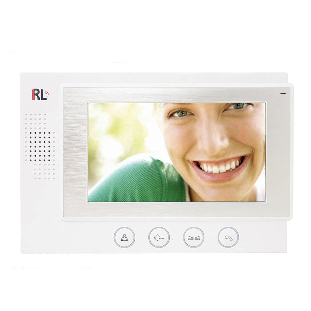 Videocitofono monitor lcd 7” monofamiliare e bifamiliare citofono a 4 fili pulsantiera infrarossi esterna campanello - enzoled