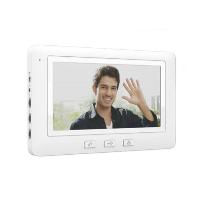 Videocitofono monitor lcd 7” monofamiliare e bifamiliare citofono a 6 fili pulsantiera gestibile da smartphone con app - enzoled