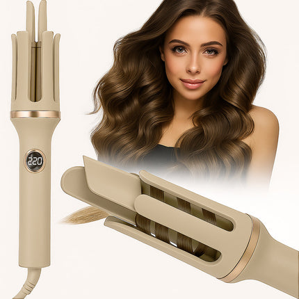 Piastra rotante360° arricciacapelli max 220° ferro per capelli onde enzoled